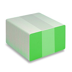 Zelené PVC karty - Fluorescentné 