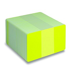 Žlté PVC karty - Fluorescentné 