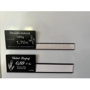 Magnetické lišty - 40 mm Cena 104,71 € bez DPH-50 ks 1 kus-2,09 € bez DPH