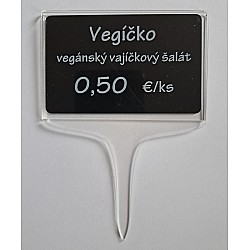 Stojanček zapichovací  s vkladaním cenovky