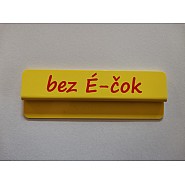 Štítky s označením BEZ É-ČOK