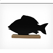 Čierna tabuľa v podobe ryby