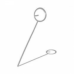 Držiak cenovky nerezový "Foodpin"- 7,2 cm