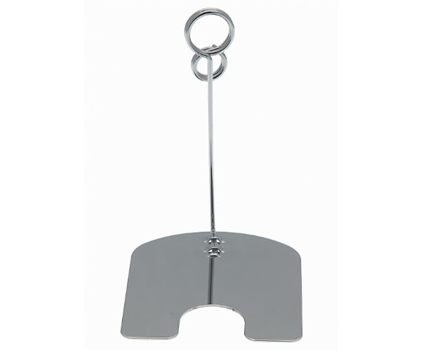 Kovový držiak cenovky s podstavou dvojitý Kovový držiak cenovky s podstavou dvojitý